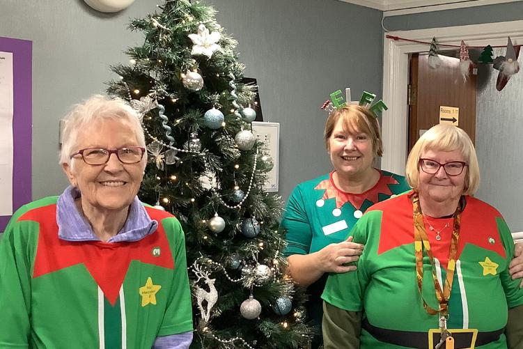 Maple Lodge Care Home, Sunderland, celebrate Christmas