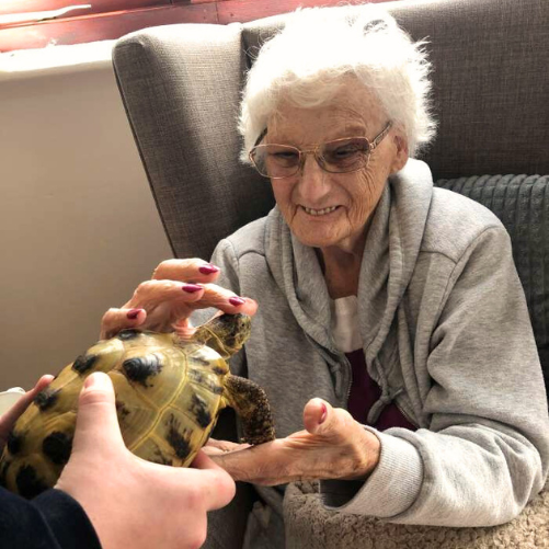 National Pet Day at St Catherine's Care Home